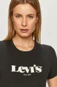 nero Levi's t-shirt