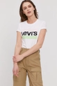 biały Levi's T-shirt Damski