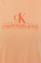 Tričko Calvin Klein Jeans J20J215614.4891 oranžová