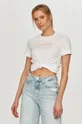 biały Calvin Klein Jeans - T-shirt J20J215322.4891 Damski