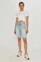 Calvin Klein Jeans - T-shirt J20J215322.4891 biały