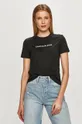 czarny Calvin Klein Jeans - T-shirt J20J215322.4891