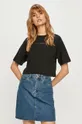 czarny Calvin Klein Jeans - T-shirt J20J215313.4891 Damski