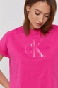 różowy Calvin Klein Jeans T-shirt J20J216347.4891