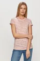 różowy Pepe Jeans - T-shirt Cecile Damski
