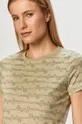 zielony Pepe Jeans - T-shirt Cecile