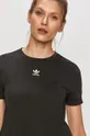 črna adidas Originals T-shirt