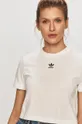 white adidas Originals t-shirt