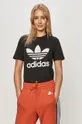 črna adidas Originals T-shirt Ženski