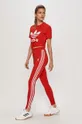 czerwony adidas Originals - T-shirt GN2902