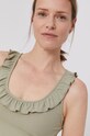 Pepe Jeans Top Dorina zielony PL504850.701