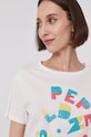 Pepe Jeans T-shirt DREE beżowy PL504852.803