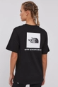 czarny The North Face T-shirt Damski