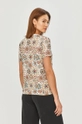 Desigual - T-shirt 21SWTKBF 100 % Bawełna, Wskazówki pielęgnacyjne:  nie suszyć w suszarce bębnowej, nie wybielać, prasować w średniej temperaturze, Nie czyścić chemicznie