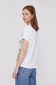 Desigual T-shirt 21SWTK28 61 % Bawełna, 39 % Poliester, Wskazówki pielęgnacyjne:  prać w pralce w temperaturze 30 stopni, nie suszyć w suszarce bębnowej, nie wybielać, prasować w niskiej temperaturze, Nie czyścić chemicznie