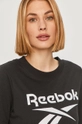 czarny Reebok - T-shirt GL2551