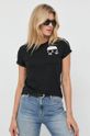 czarny Karl Lagerfeld - T-shirt 210W1720 Damski