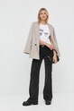 Karl Lagerfeld - T-shirt 210W1725 210W1725 biały SS21
