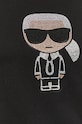 Karl Lagerfeld Majica kratkih rukava 210W1726 crna