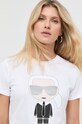 Karl Lagerfeld - T-shirt 210W1721 biały 210W1721