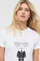 bela Karl Lagerfeld kratka majica