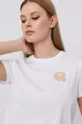biały Karl Lagerfeld T-shirt 211W1715