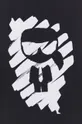 czarny Karl Lagerfeld T-shirt 211W1717