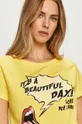 żółty Love Moschino - T-shirt