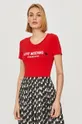 czerwony Love Moschino - T-shirt Damski