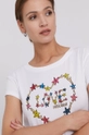 biały Love Moschino T-shirt