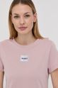 pastelowy różowy Hugo T-shirt bawełniany 50456008