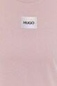 HUGO T-shirt bawełniany 50456008 50456008 różowy