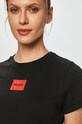 HUGO T-shirt bawełniany 50456008 czarny 50456008