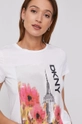 biały Dkny T-shirt P1BUVDNA