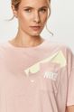 różowy Nike - T-shirt