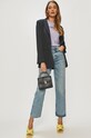 Elisabetta Franchi - T-shirt MA18411E2 fioletowy SS21