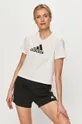 білий adidas - Футболка Жіночий