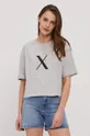 szary Armani Exchange T-shirt 3KYTHF.YJ73Z
