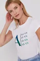 biały Armani Exchange T-shirt 3KYTGS.YJ73Z