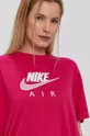 rózsaszín Nike Sportswear t-shirt Air W