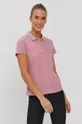 różowy EA7 Emporio Armani - T-shirt 3KTF04.TJ9DZ Damski