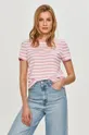 fioletowy Tommy Jeans - T-shirt DW0DW10151.4891