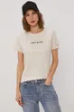 Tommy Jeans - T-shirt DW0DW09818.4891 beżowy