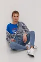 Jacqueline de Yong T-shirt niebieski