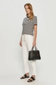 Tory Burch - T-shirt granatowy