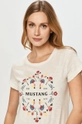 biały Mustang T-shirt