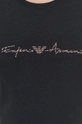 czarny Emporio Armani T-shirt piżamowy 163139.1P223