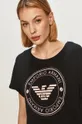 czarny Emporio Armani - T-shirt 164340.1P255