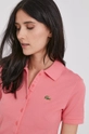 różowy Lacoste - T-shirt PF0654