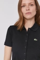 czarny Lacoste - T-shirt PF0654 Damski